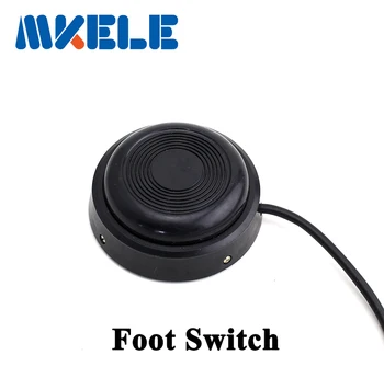 

MKYDT1-8017 high accuracy on off round Foot Push Switch ,Two Inline Lamp Foot Push Switch Power Light Foot Switch