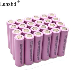 24 шт 18650 батареи для samsung батарея перезаряжаемая Li-lon 3,7 V 2600 mAh батарея для электрической игрушка-сверло электронные сигареты