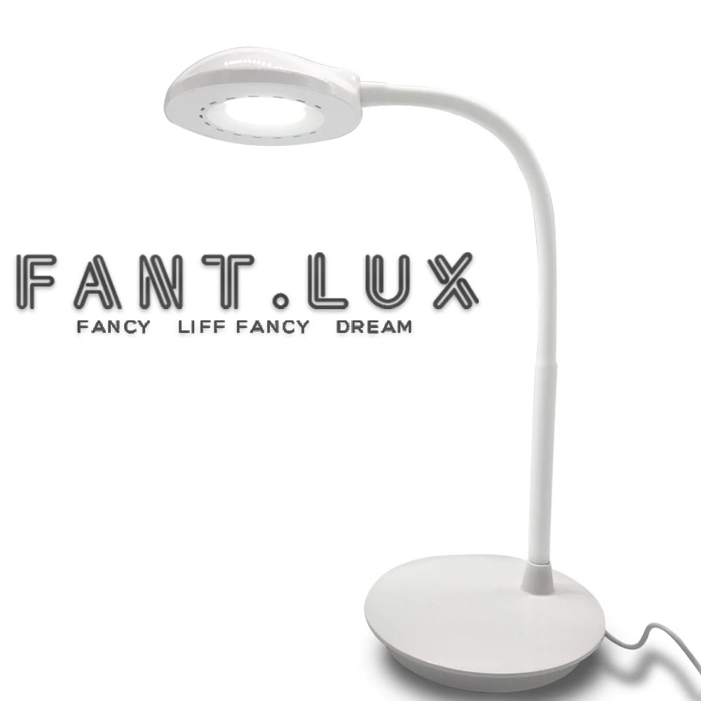 

led desk lamp Touch control and stepless dimming book reading light with flexible arm table bedside night light USB Charging