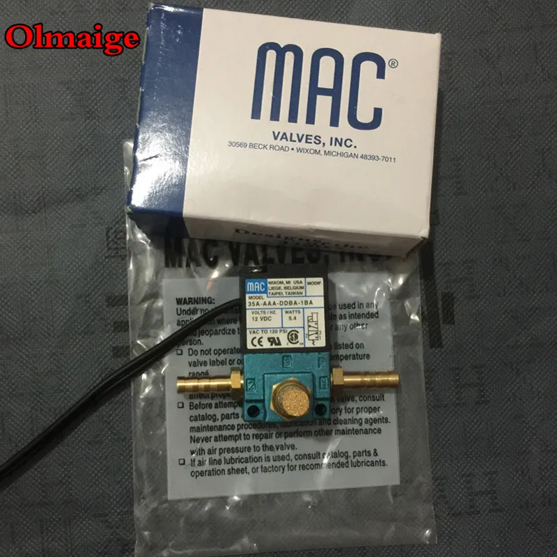

High quality 12v MAC 3 Port Electronic Boost Control Solenoid Valve 35A-AAA-DDBA-1BA 5.4W with brass kits