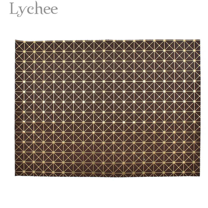 Lychee Life 29x21 см A4 плед искусственная кожа тисненая синтетическая кожа для обивки DIY швейный материал для сумок одежды