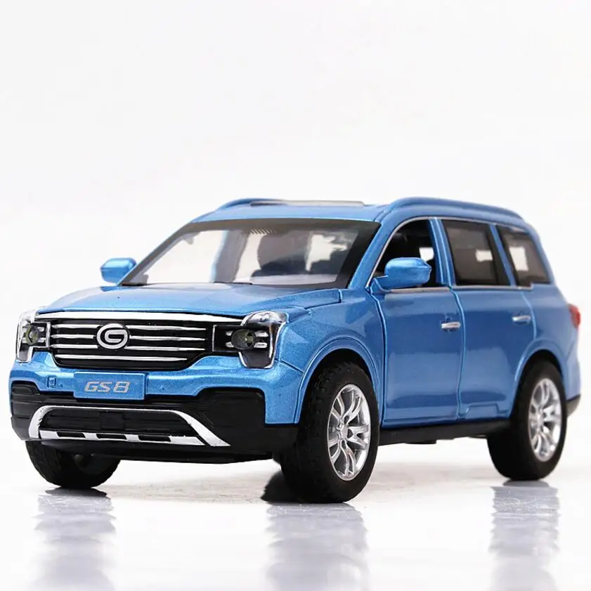 1:32 Diecasts & Toy транспортные средства Trumpchi GS8 модель автомобиля со звуком и