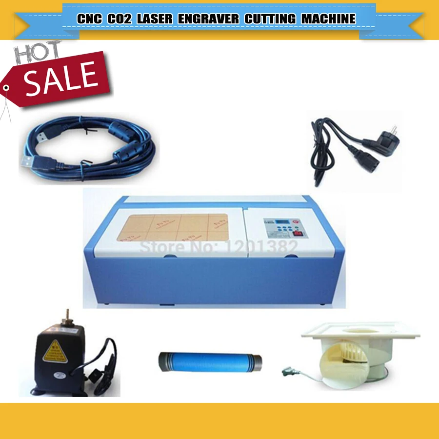 

High quality USB port 110/220V laser engraver TS2030 CO2 laser engraver cutting machine with 40W 200*300mm