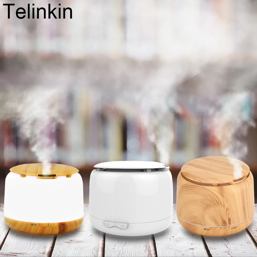 

TELINKIN 250ml Aroma Essential Oil diffuser Ultrasonic Humidifier Electric Aroma Diffuser with 7Color LED lights for office home