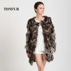 Принцесса чернобурки пальто с мехом женские длинные качество меха лисы пальто зима Натуральная лиса меховая куртка Бесплатная доставка