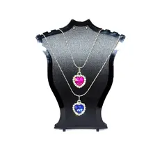 Пластиковый Веерообразный стенд для ожерелья, серьги, браслет, ожерелье, Ювелирный стенд, креативная Подставка для ювелирных изделий