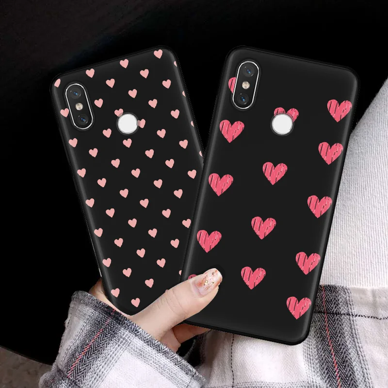 

Matte Printed Cover For Xiaomi Mi 9 8 A2 Lite For Redmi S2 4A 6A 5 Plus Note 7 6 5 3 Pro 7S 4 Global 4X 5A 6 Pro Love Heart Case