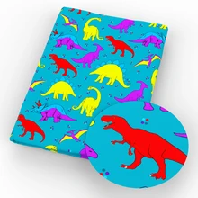 Давид аксессуары 50*145 см Животные фрукты полиэстер хлопок ткань для ткани Дети Домашний текстиль для шитья Тильда кукольная ткань, c4833