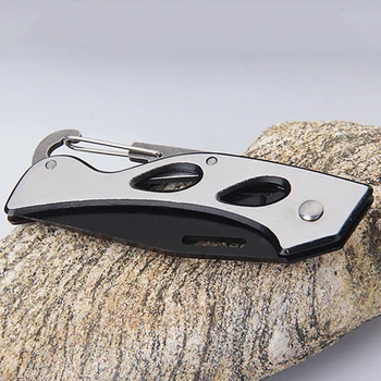 

Survival Hot Sale Knife Mini Portable Key EDC Stainless Fold Camping Hunting Tactical Folding Pocket Ring Outdoor Tools