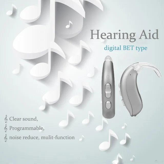 

Intelligent Noise Redution Hearing Aid 8 Channels 16 Bands 4 Programs Tinnitus Masker Digital Self Programmable Hearing Aides