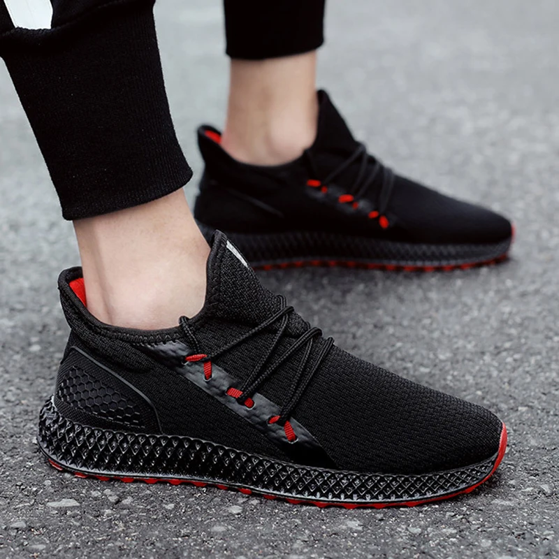 

Fashion Men Casual Shoes Men Sneakers Breathable Comfortable Trainers Sneakers Men Shoes Flats Lace Up Male Shoes Adult Footwear