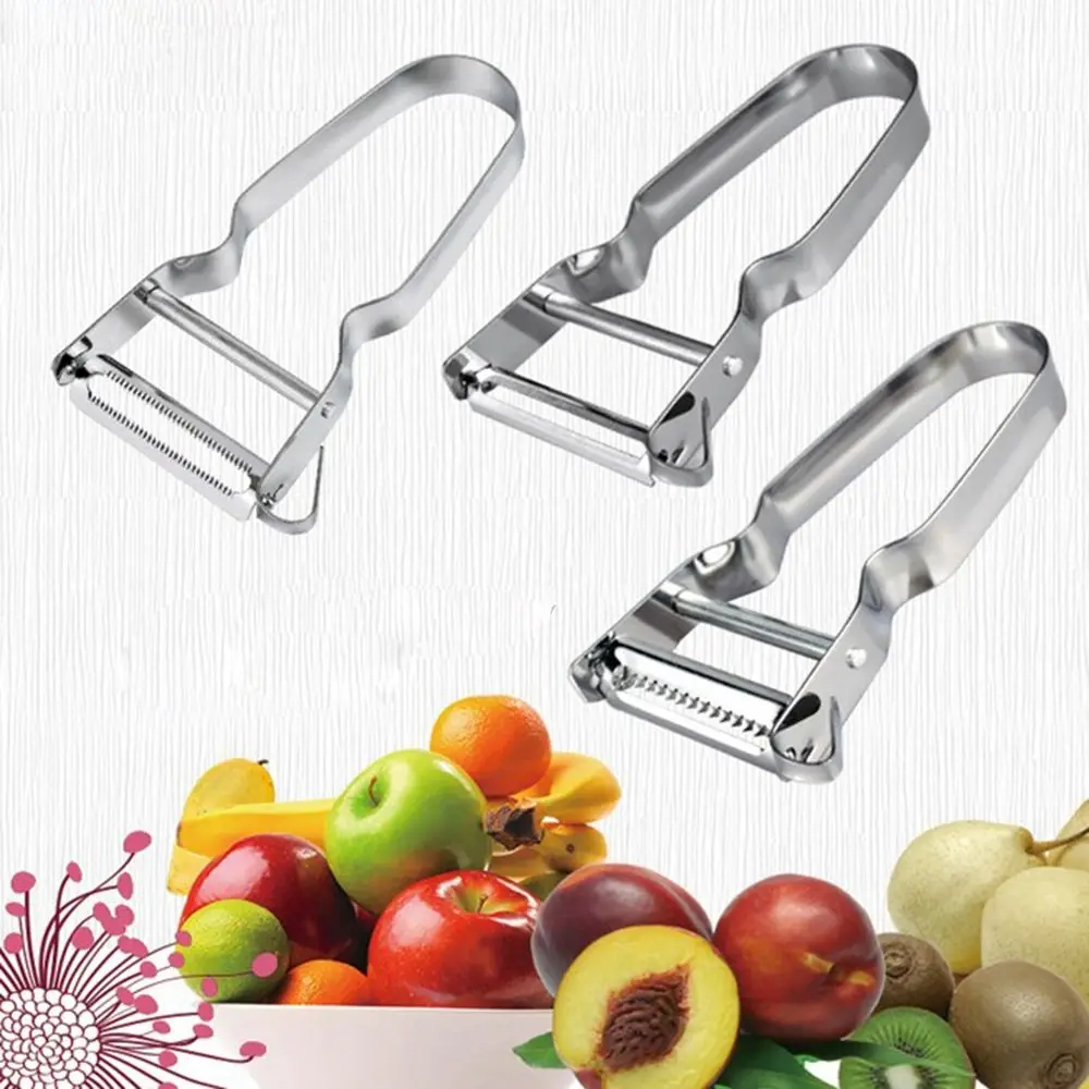 

1Pc Stainless Steel Multi-function Vegetable Peeler&Julienne Cutter Julienne Peeler Potato Carrot Grater Kitchen Tool