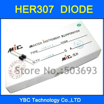 

100pcs/lot HER307 Fast Recovery Diode