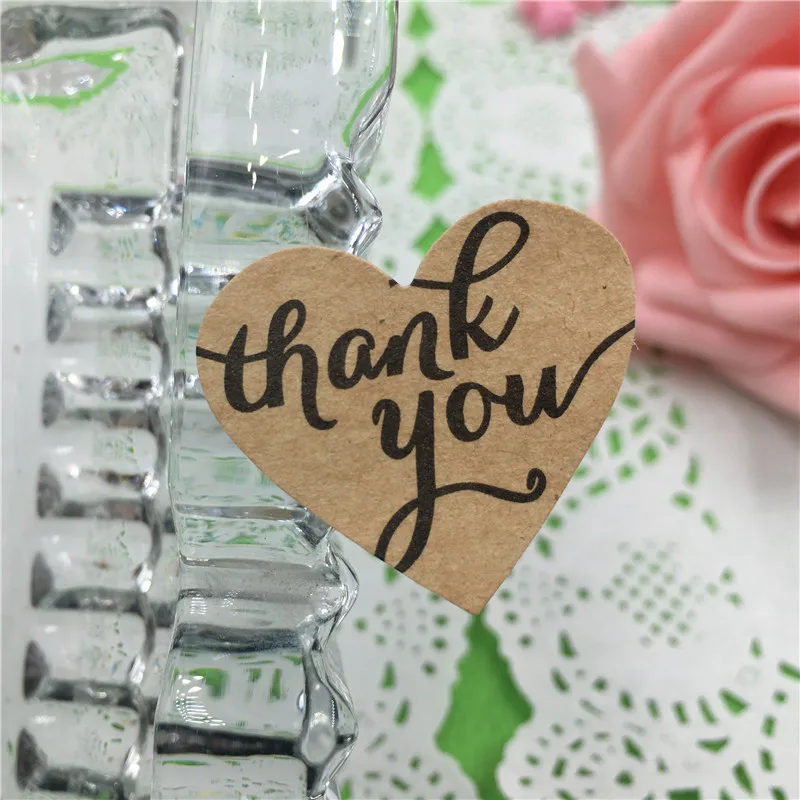 

5000Pcs/Lot Thank You Cake Packing Seal Self-adhesive Wrapping Labels Stickers Thanksgiving Favor Gift Supplies