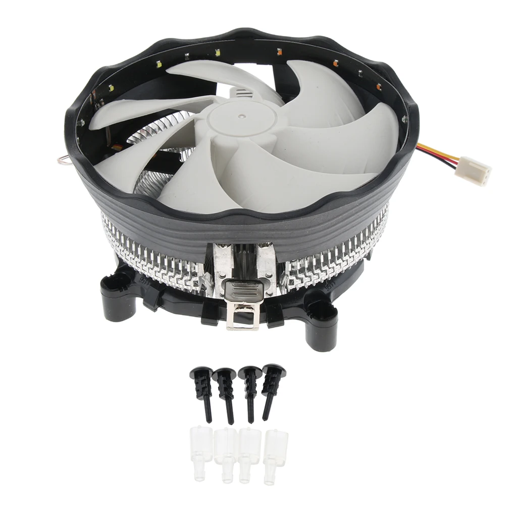 12cm Computer Case Cooling Fan Radiator CPU Cooler for Intel LGA 775 / AMD