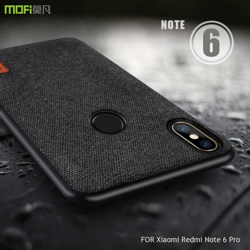 Чехол для xiaomi redmi note 6 pro чехол MOFI global тканевый с мягким краем и полным покрытием