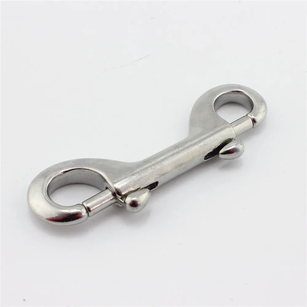 

100mm Size Stainless Steel Scuba Diving Double Ended Hook Bolt Snap 5 pcs per lot