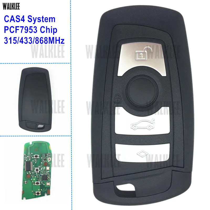 

WALKLEE Smart Key Suit for BMW CAS4 CAS4+ 1 3 5 7 Series 315MHz 433MHz 868MHz Intelligent Keyless-Go Car Remote
