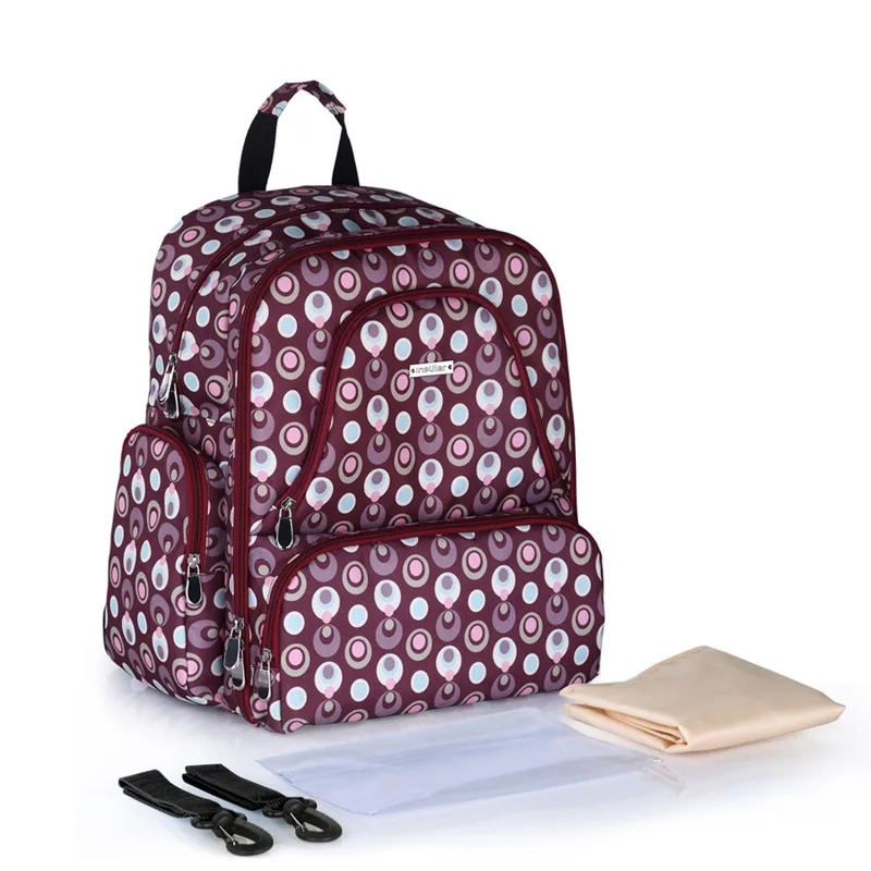 

INSULAR Multi-functional Backpack Diaper Bags Maternity Mummy Handbag Baby Care Stroller Bag High Capacity Messenger Nappy Bags