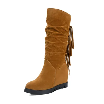 

High college female wind in the winter of 2018 with higher within 40-43 tassel boots in 181115