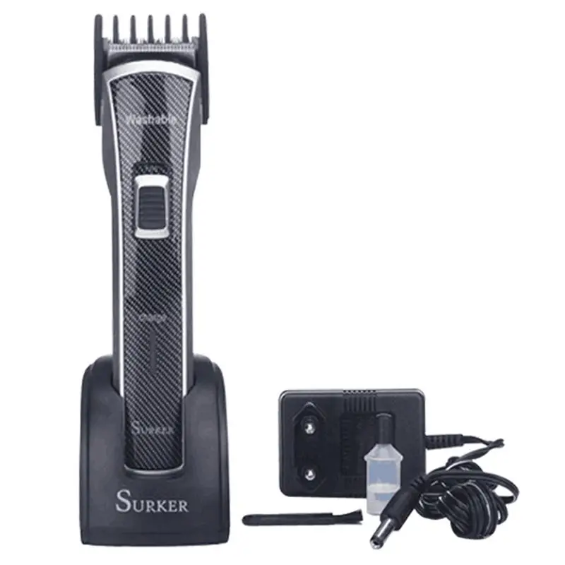  SURKER Electric Washable Rechargeable Hair Clipper Professional Hair Trimmer For Men Or Baby Hair C