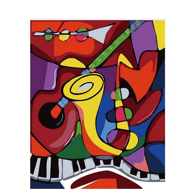

Abstract Instrument Hand Made Paint High Quality Canvas Beautiful Painting By Numbers Surprise Gift Great Accomplishment