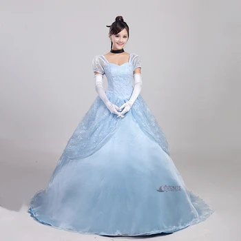 

Athemis Anime Cinderella Cosplay Dress cosplay clothes custom made Dress High Quality