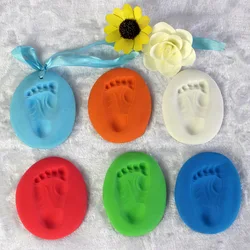 2018 Hot Baby Care baby hand Handprint mud and foot print baby hand and foot mold hundred days gift gift hand and foot print 2018 Hot Baby Care baby hand Handprint mud and foot print baby hand and foot mold hundred days gift gift hand and foot print