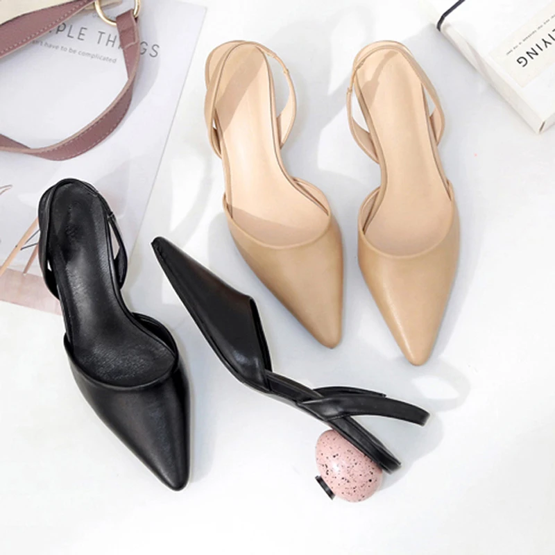 shoes with round ball heels
