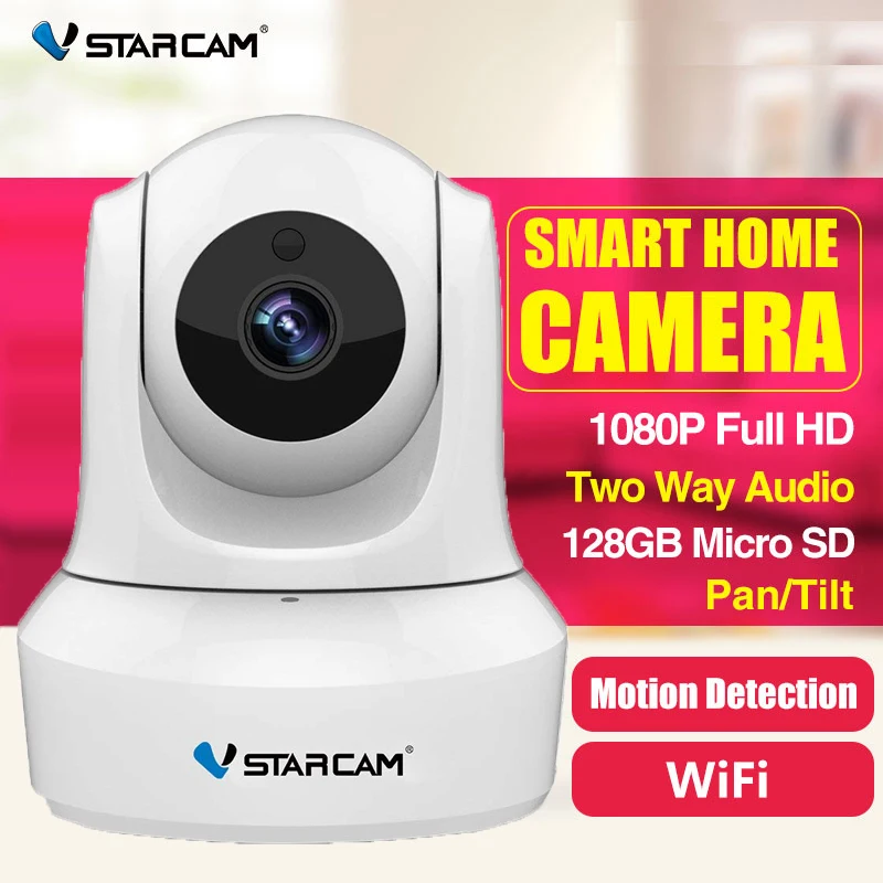 Беспроводная IP камера видеонаблюдения VStarcam White C29S 1080P HD Wi Fi|Камеры