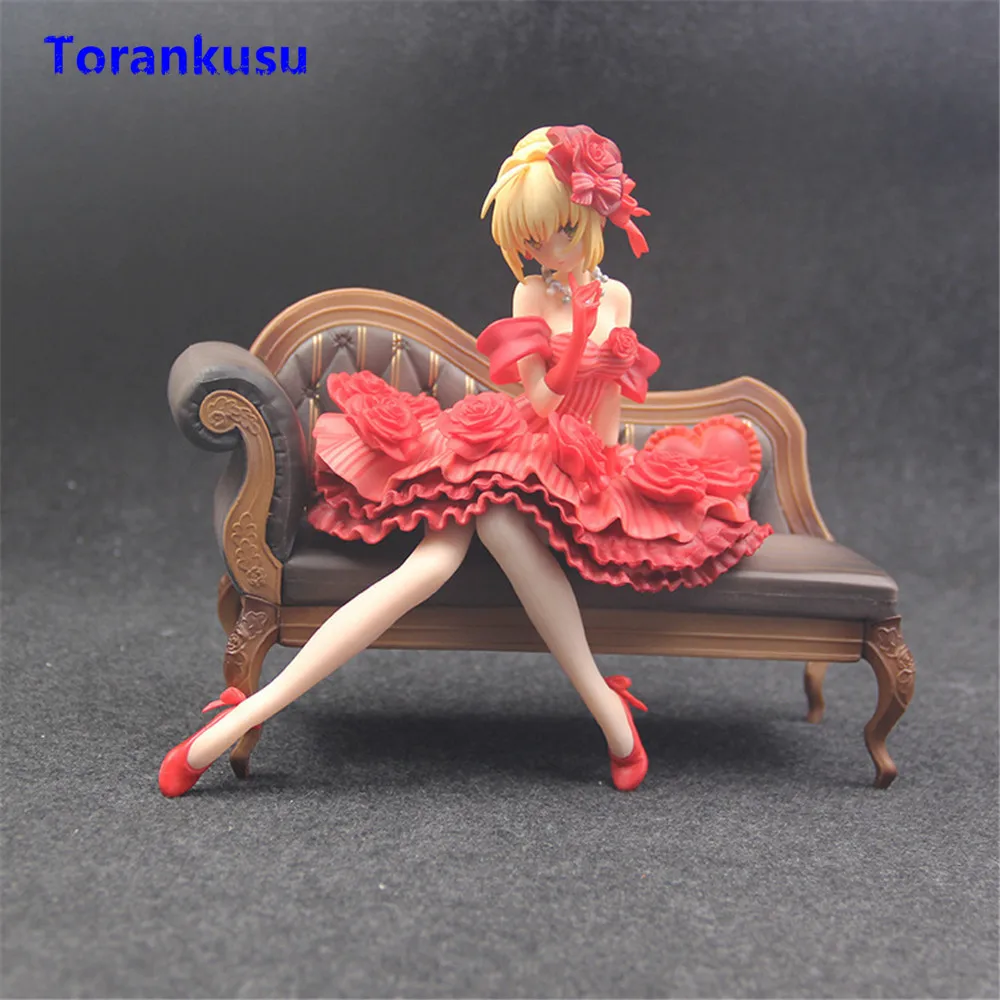 

Aquamarine Fate/EXTRA Encore Nero Claudius Caesar Augustus Germanicus Action Figure Idol Emperor Girl Toys Anime Fate Model Doll