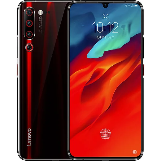 Lenovo Z6 Pro L78051 8 ГБ 128 Гб 4G FDD LTE Восьмиядерный мобильный телефон Snapdragon 855 6,3" FHD+ 2340x1080 48MP 4000mAh - Цвет: Black