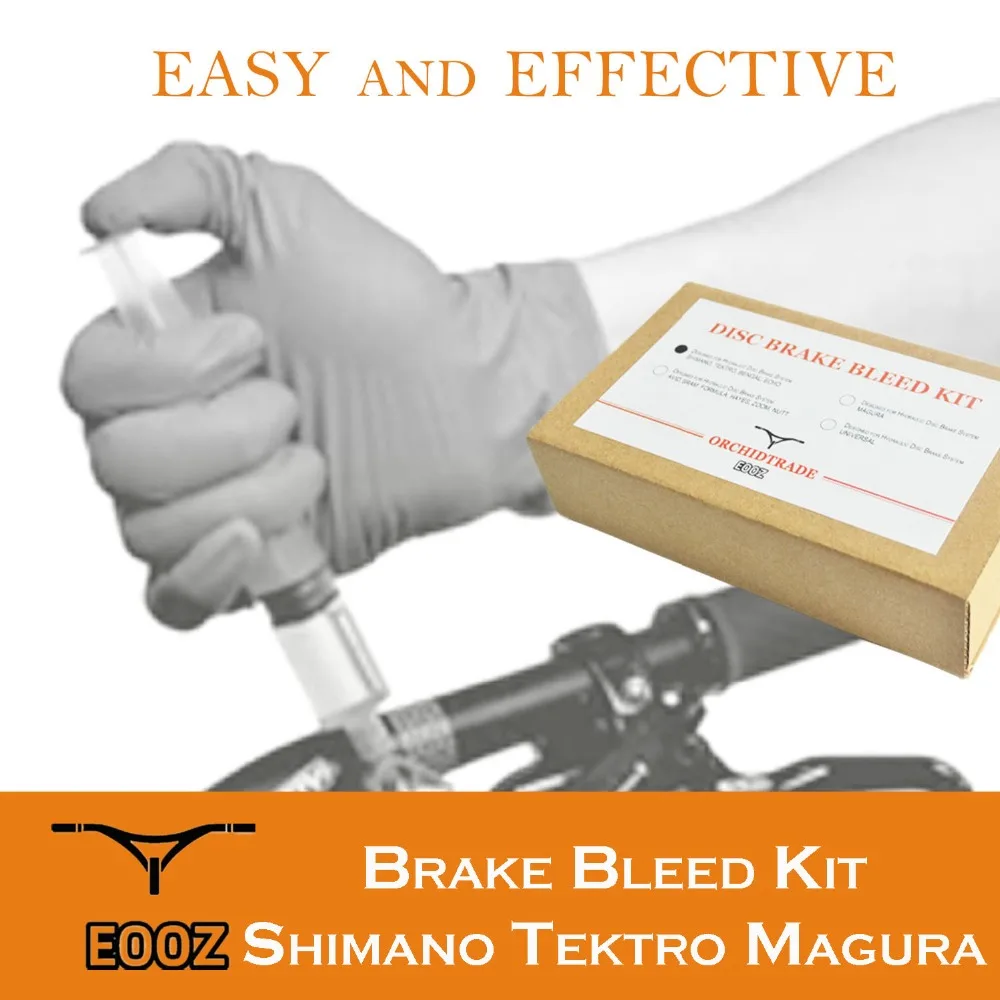 

EOOZ MTB Bike Bicycle Hydraulic Disc Brake Bleed Kit tool For SHIMANO MTB and Road Brake System TEKTRO MAGURA with Oil Funnel
