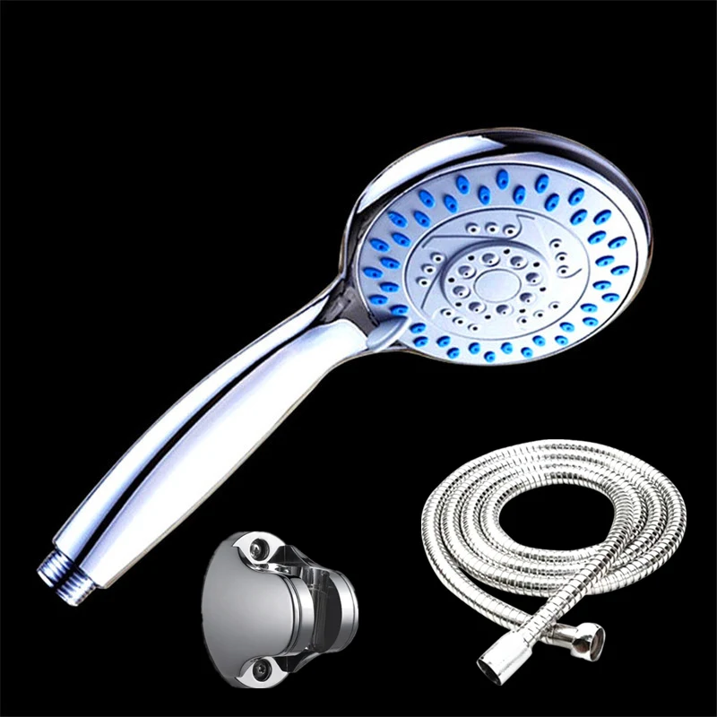 価格 Pvivlisシャワーセット浴室のシャワーシャワーヘッドハンドヘルド節水シャワーヘッドセット雨ラウンドクロームメッキchuveiro ducha p 002