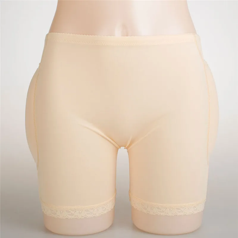 Padded Panties Enhancer Fake Buttocks Hip Push Up Crossdresser Pockets Panty False Female Hip Butt With 4PCS Silicone Butt Pads
