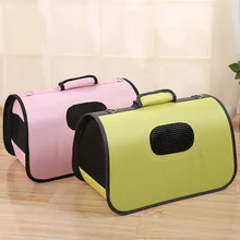 Модные однотонные дышащие сумки на одно плечо для собак, уличные дорожные сумки для маленьких собак и кошек PB734