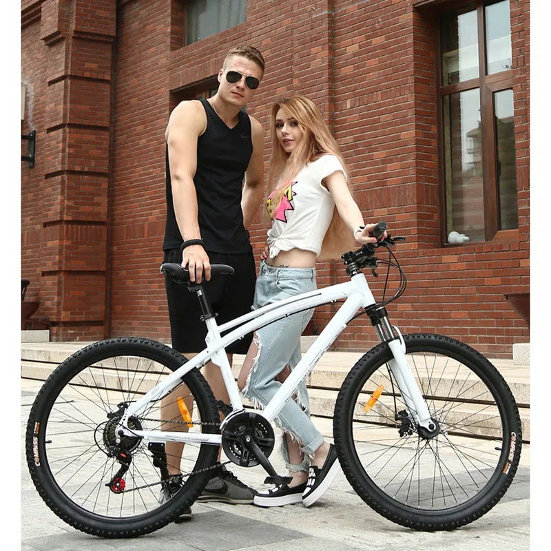 Хорошо устойчивы MTB велосипеда Скорость 24 алюминиевого сплава двойной диск
