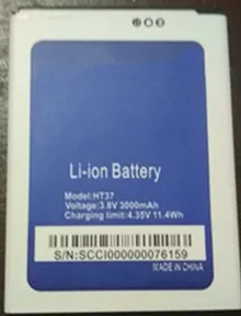 

ITDGOO HOT originalNew for HOMTOM HT37 Battery Large Capacity Full 3000mAh Replacement For HOMTOM HT37 Smart Phone battery