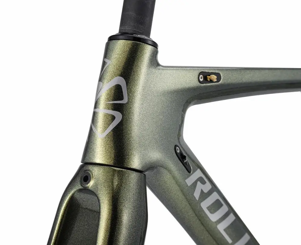 Sale ROLLING STONE FINDER Road Carbon Frame set UCI Aero road frame set Chameleon Gold Green  45cm 47cm 50cm 52cm 54cm 2