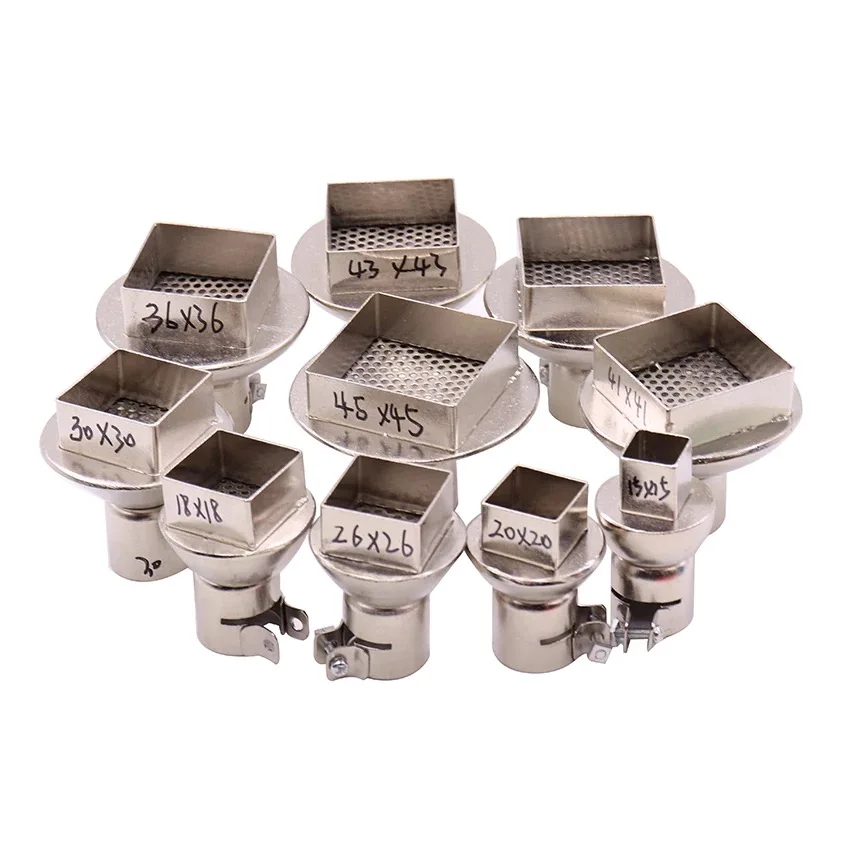 SMD 850 852 852D BGA сопло пистолет с горячим воздухом квадратное станция для распайки
