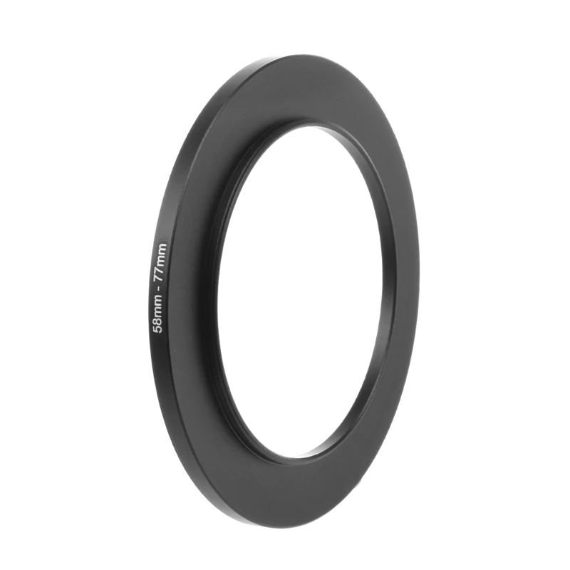 

58mm To 77mm Metal Step Up Rings Lens Adapter Filter Camera Tool Accessories New