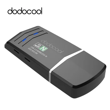 

dodocool Wireless Network Card USB 2.0 Adapter Wi-Fi Dongle 2.4 GHz 300 Mbps for Windows XP/Vista/7/8/8.1/10/Mac OS X 10.4-10.10