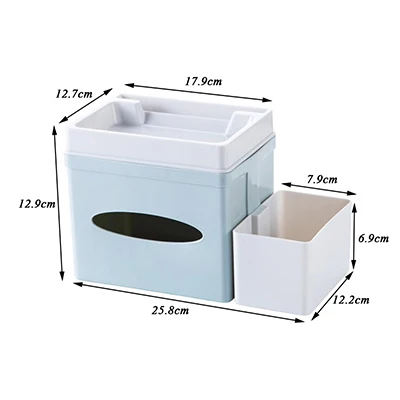 YFGXBHMX Multi-function коробка для хранения пластиковая коробка для одноразовых салфеток Настольный макияж органайзер для косметики пульт