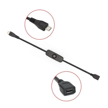 

For Raspberry Pi Power USB Cable with ON/OFF Switch Power Control Toggle for Pi 3 Model B+/ B/2/Zero/w