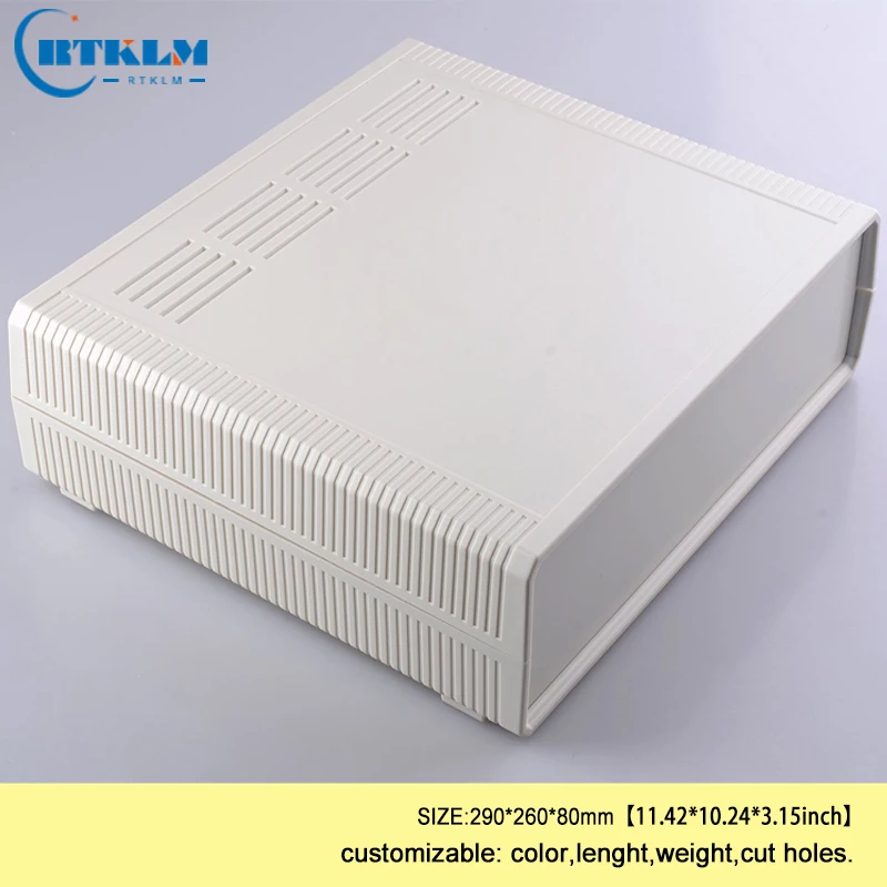 Plastic box for electronic project junction box ABS custom plastic enclosure 290*260*80mm diy instrument case speakers enclosure