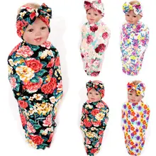 Новорожденных красочные цветочное одеяло Мягкий хлопок детские получения Одеяло мягкий цветочный Пеленальное Одеяло Банное полотенце