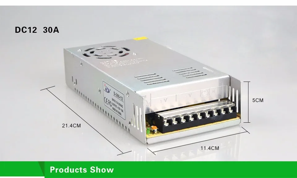 Трансформаторы DC12V 1.25A 2A 3.2A 5A 8.5A 10A 15A 20A 30A 40A драйвер Мощность адаптер для Светодиодные ленты света Питание