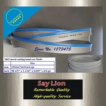 27x0,9x2510x4/6 T HSS металлическое кольцевая пила Лезвие M42 биметаллических кольцевых пил ленточная пила для резки