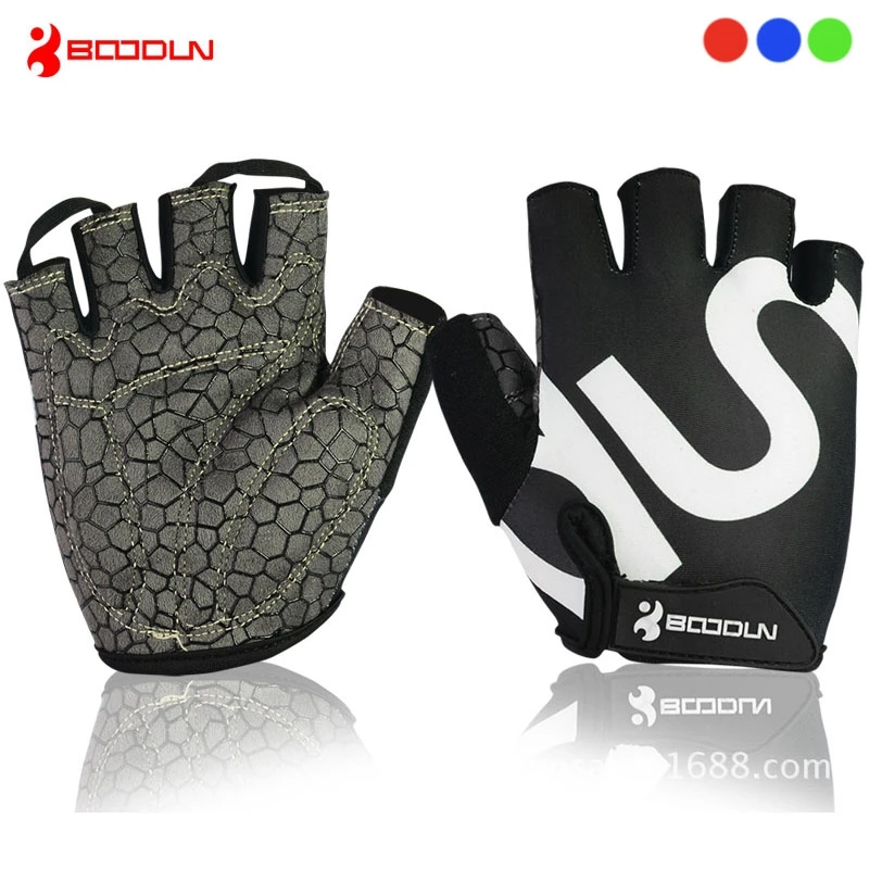 Summer Men Half Finger Cycling Gloves Outdoor sports MTB Anti slip bike