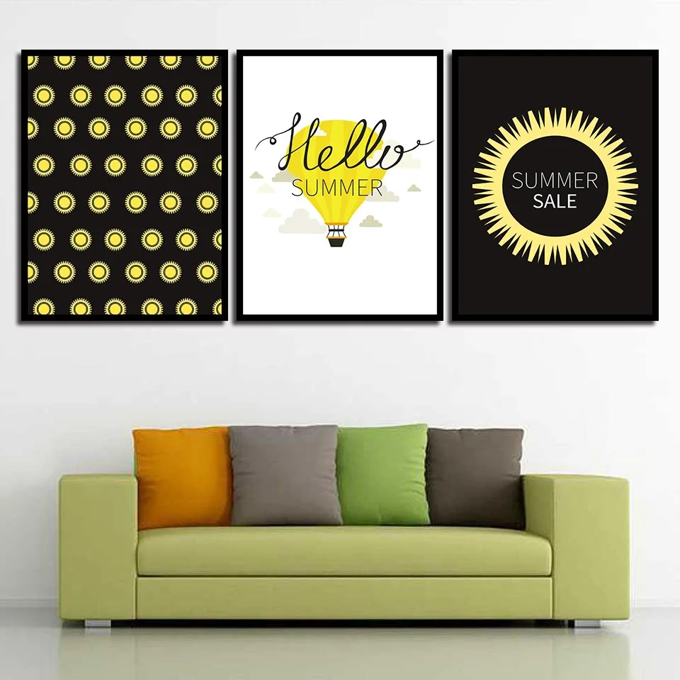 Fashion-Hello-Summer-Poster-Modern-Print-Sun-And-Quotes-Canvas-Paintings-Nordic-Style-Home-Decor-Minimalist (1)